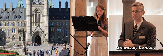 collage of images from Gatineau, Canada Feast of Tabernacles 2014