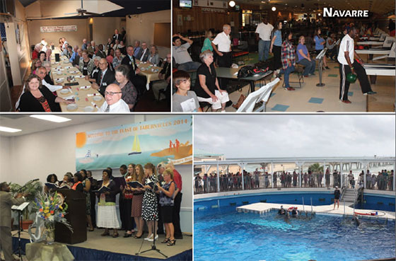 collage of images from Navarre Feast of Tabernacles 2014