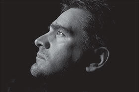 contemplative man