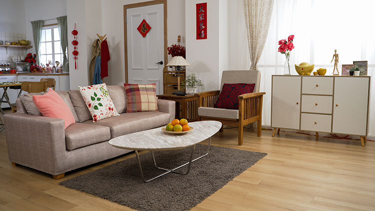 A nicely remodelled living room