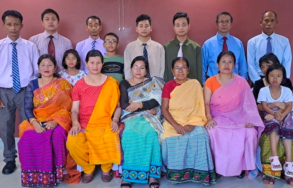 Feast-goers in Imphal, India