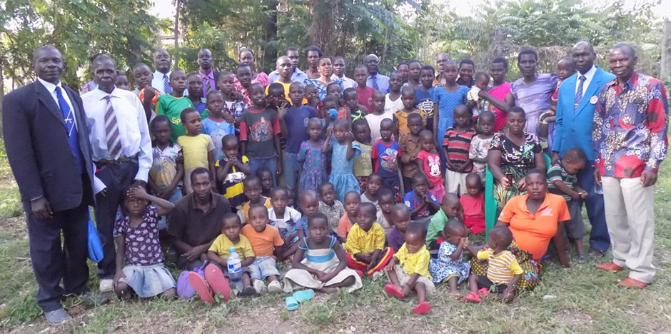 Feast goers in Tanzania
