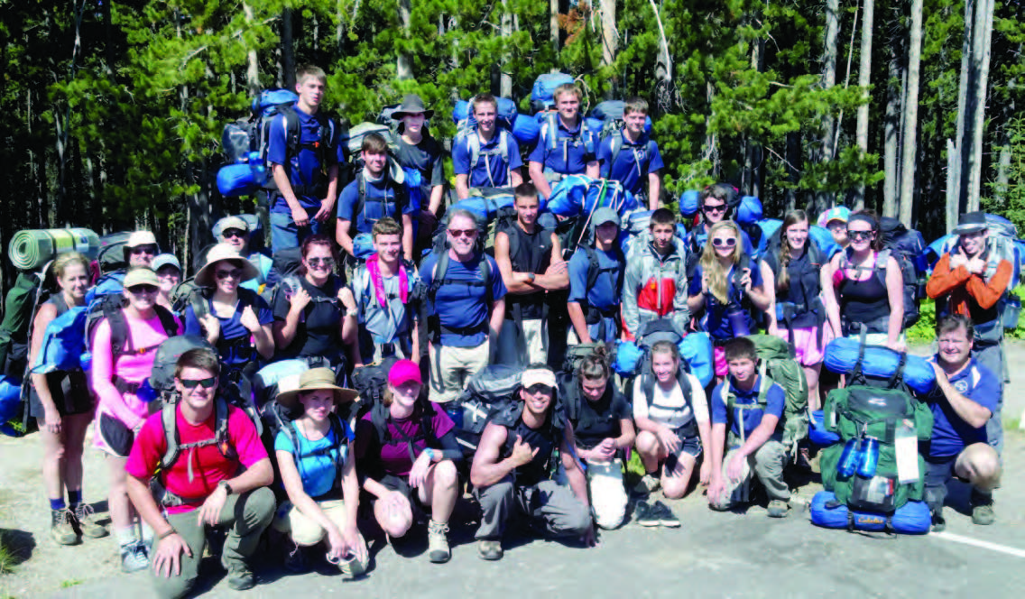 camper group photo