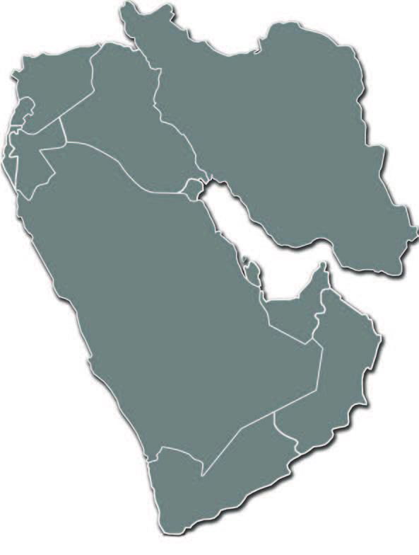 map of Middle East