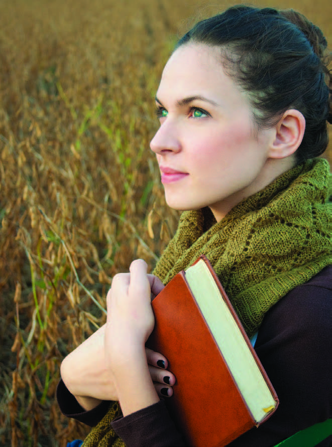 woman clutching Bible